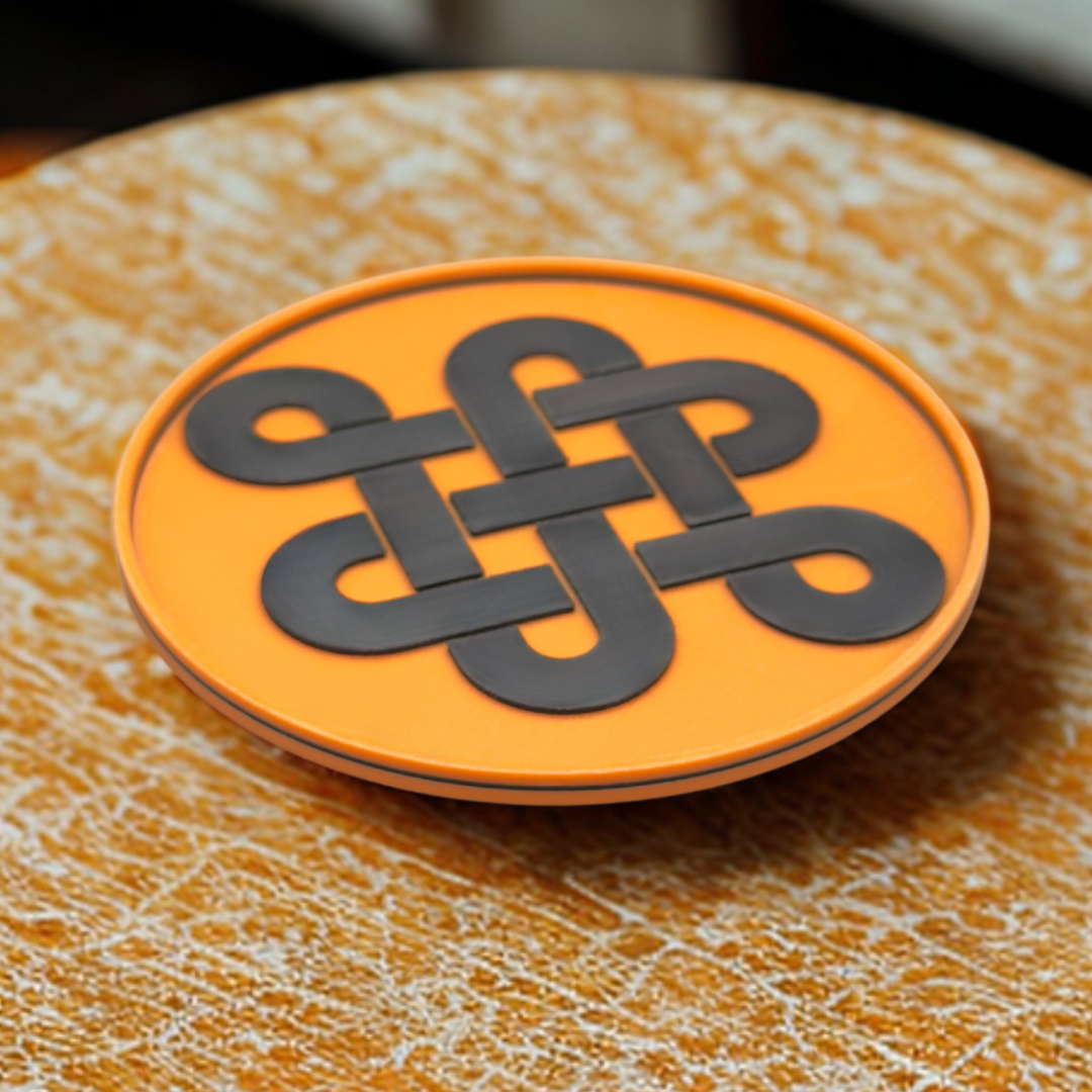 Coasters - 6 Custom Drink Coasters with Holder, 3D Printed Home Decor for Housewarming and Wedding Gifts for Her and Him