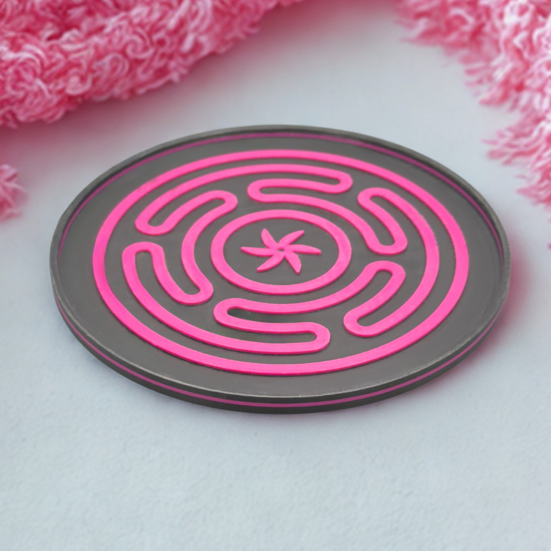 Coasters - 6 Custom Drink Coasters with Holder, 3D Printed Home Decor for Housewarming and Wedding Gifts for Her and Him