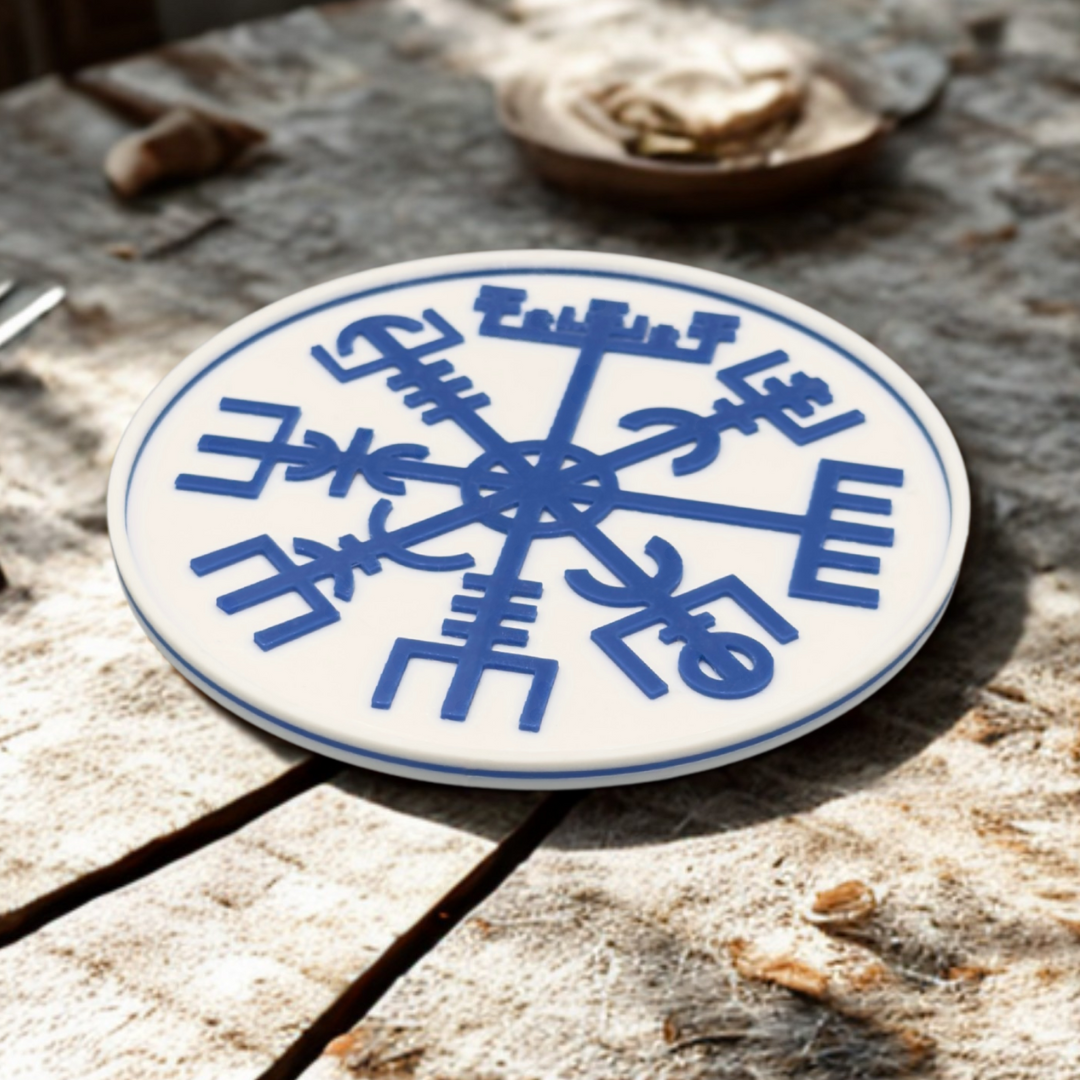 Coasters - 6 Custom Drink Coasters with Holder, 3D Printed Home Decor for Housewarming and Wedding Gifts for Her and Him