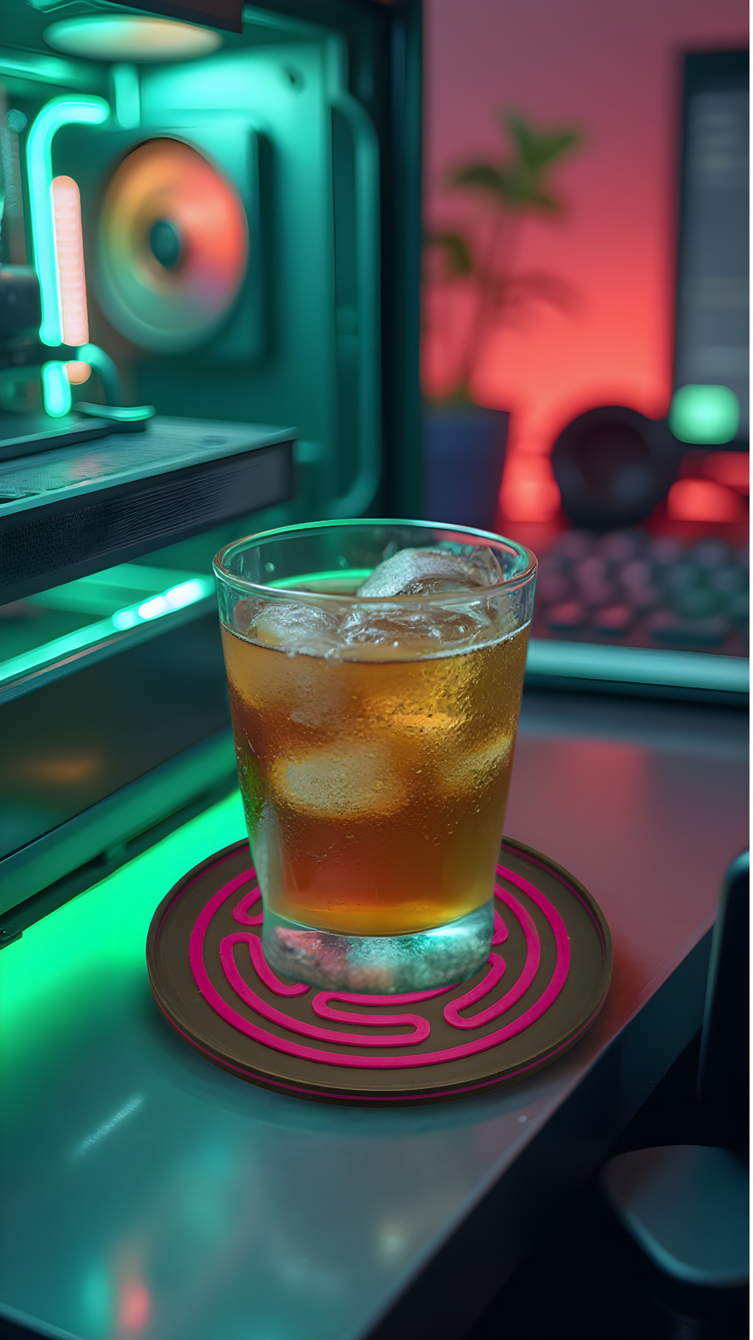 Coasters - 6 Custom Drink Coasters with Holder, 3D Printed Home Decor for Housewarming and Wedding Gifts for Her and Him